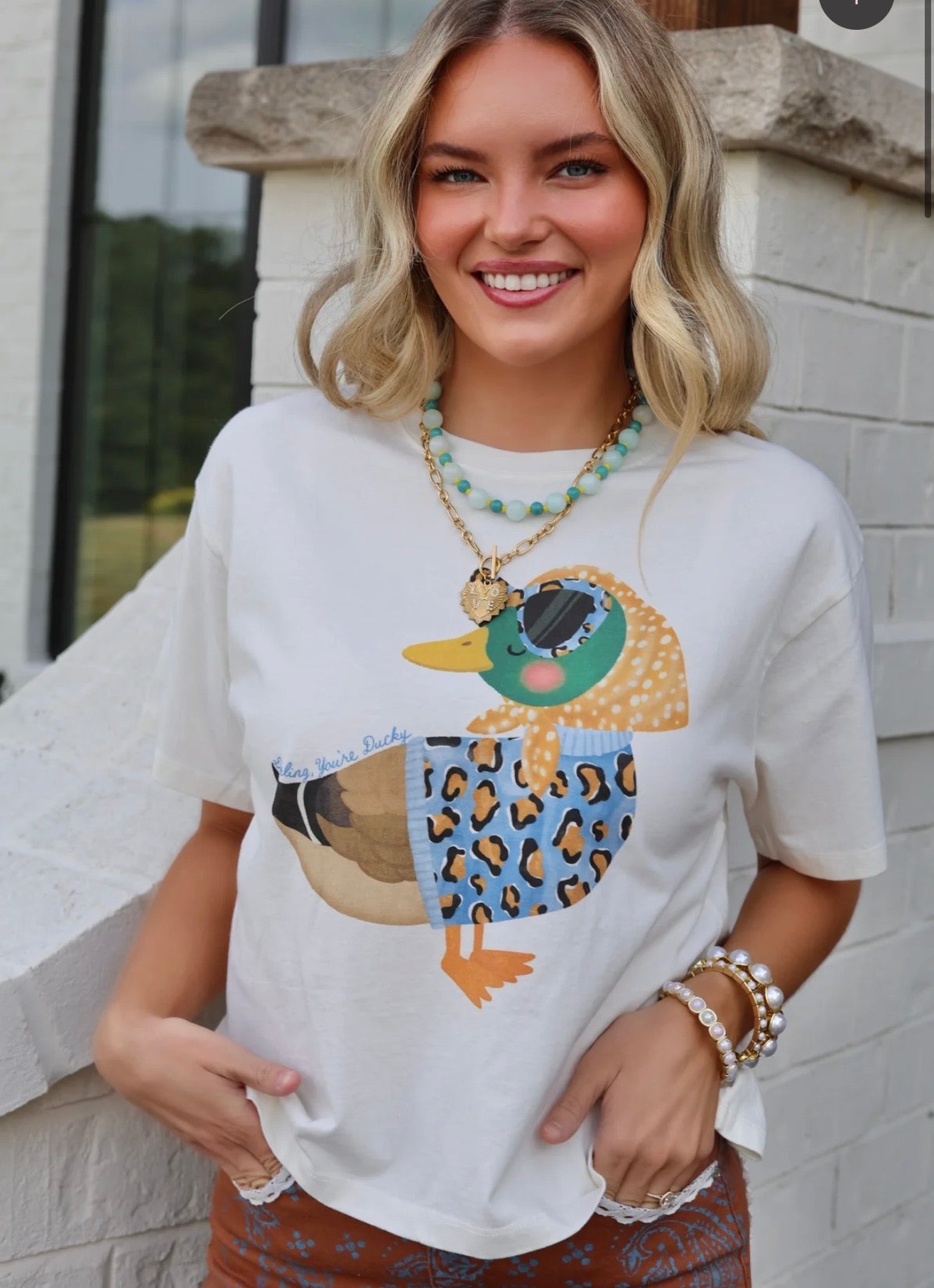 Darling Ducky Crop Tee