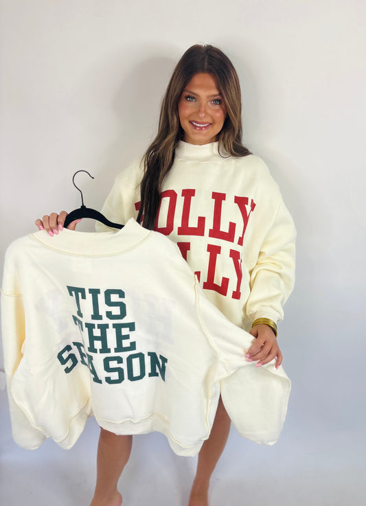 Holly Jolly Mockneck
