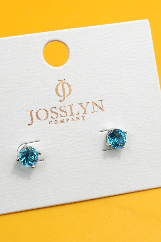 Crystal Colored Stud