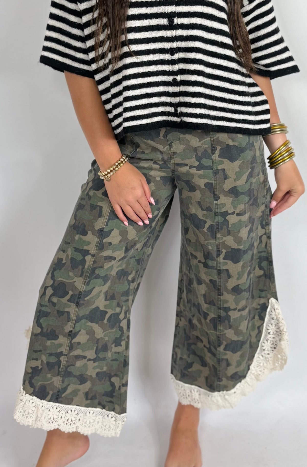 Camo with Lace Pant