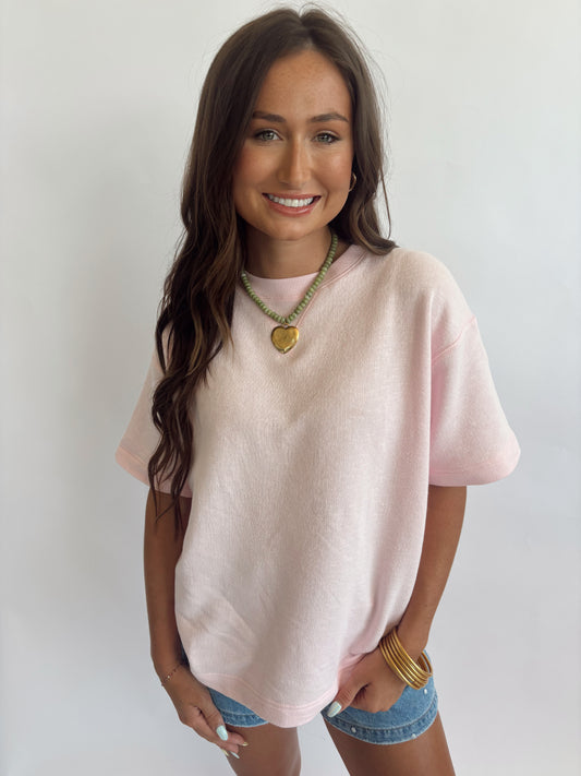 Crew Neck-Pink