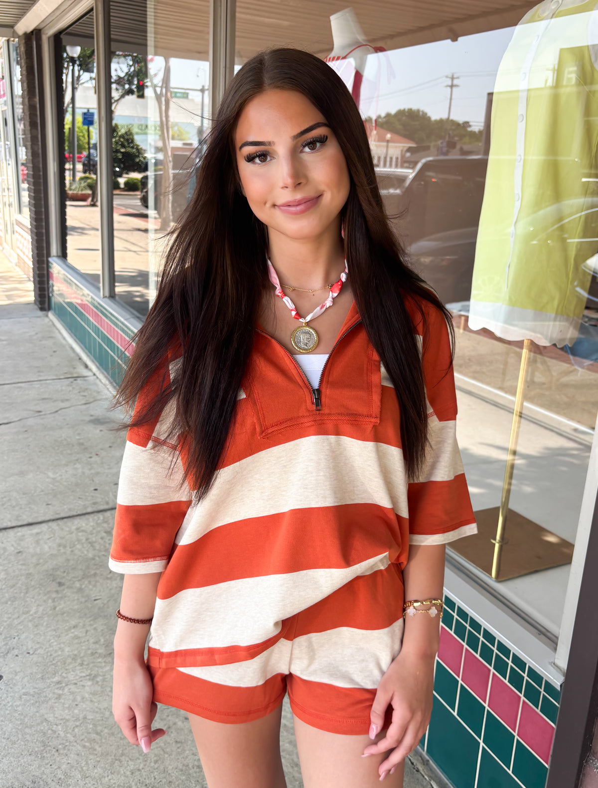 French Terry Set-Orange