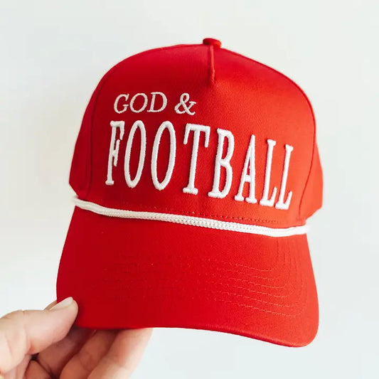 God & Football Hat