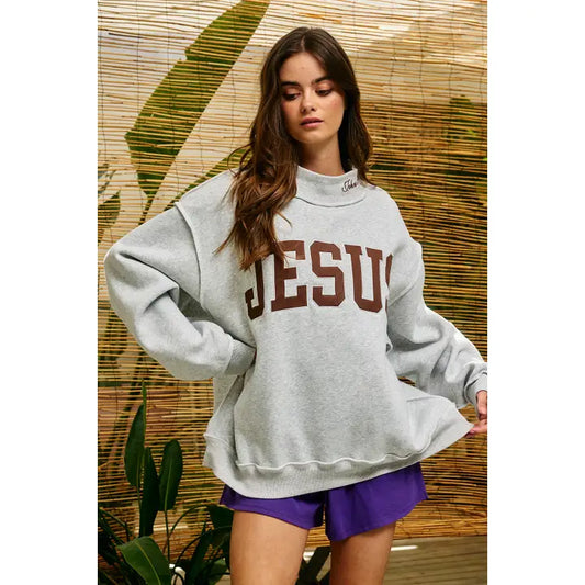 JESUS Mock Neck