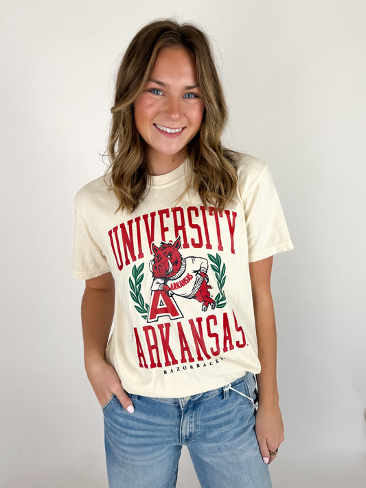 Plus Arkansas with Green Tee