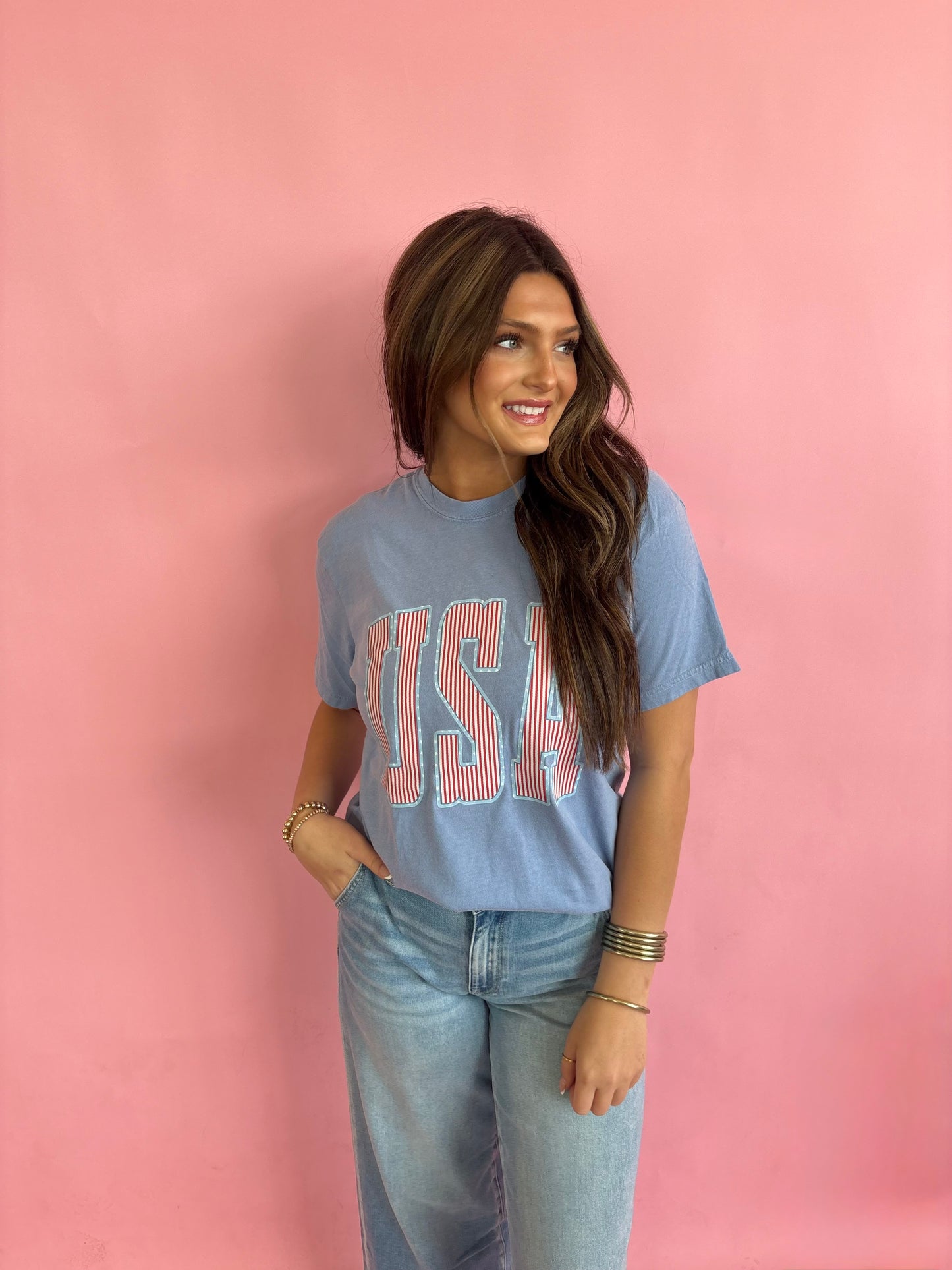 Stripe USA Tee