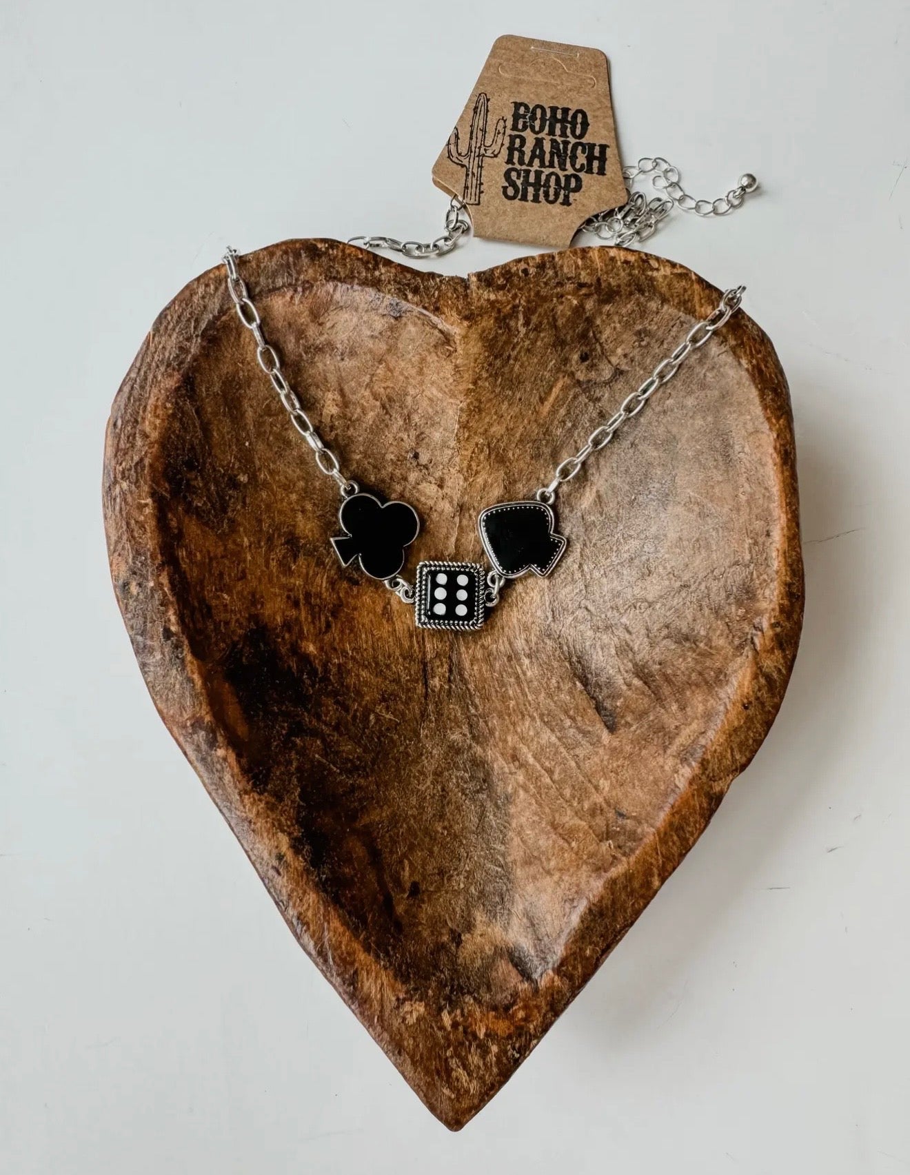 Western Card Necklace