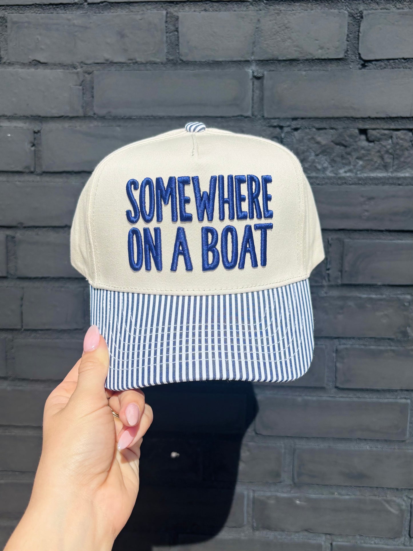Somewhere on a Boat Hat