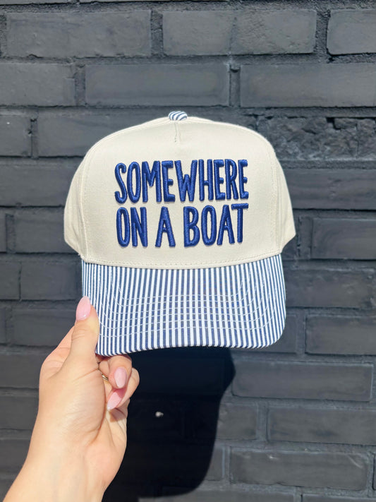 Somewhere on a Boat Hat