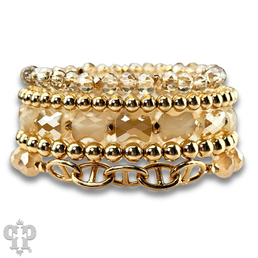 Gold Bracelet Stack