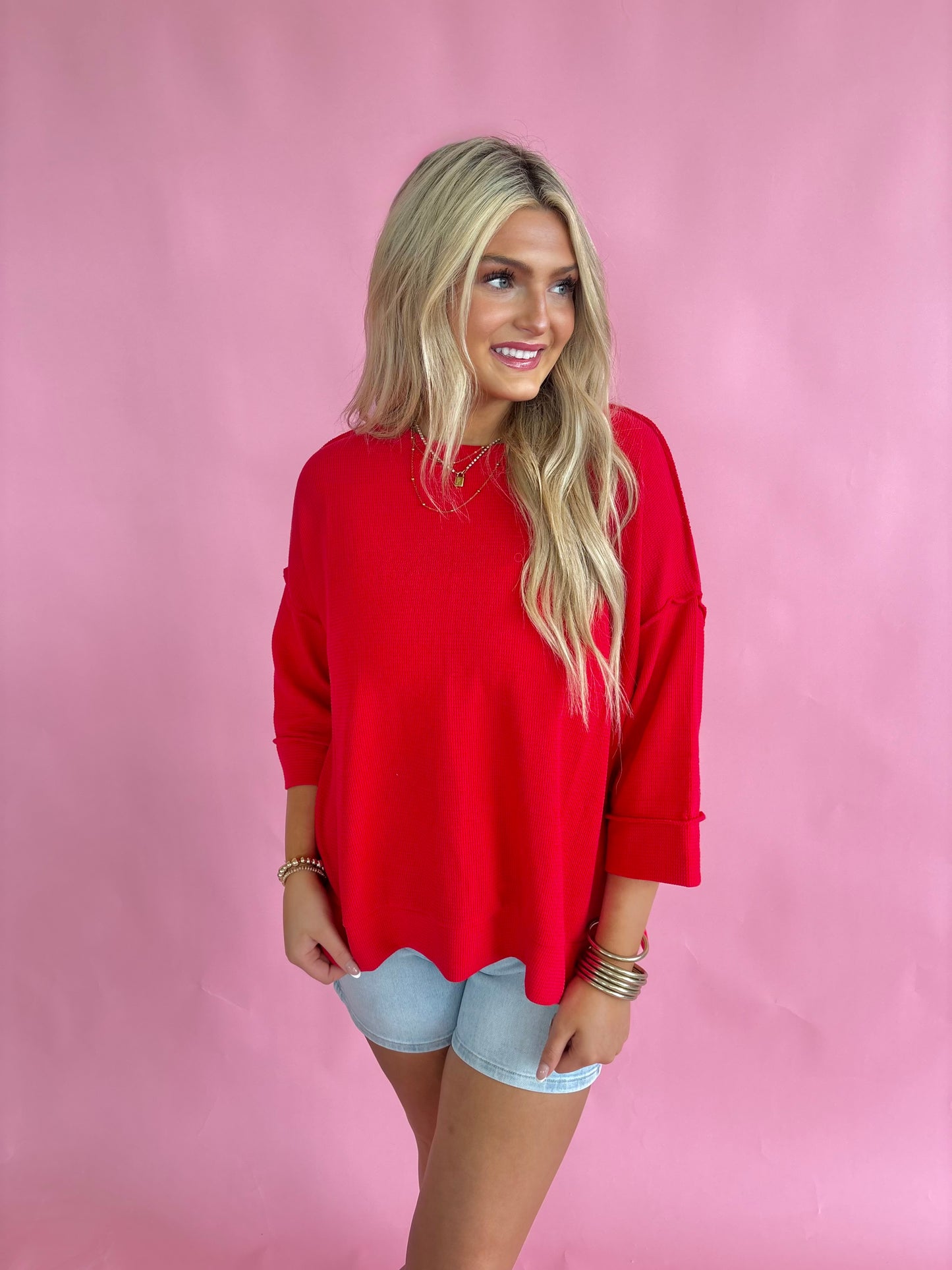 Zenana 3/4 Sleeve Top