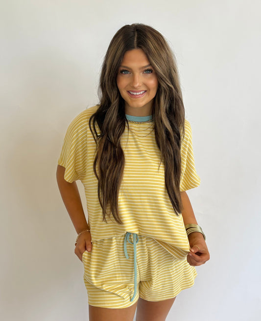 Loose Fit Set-Butter/Sky