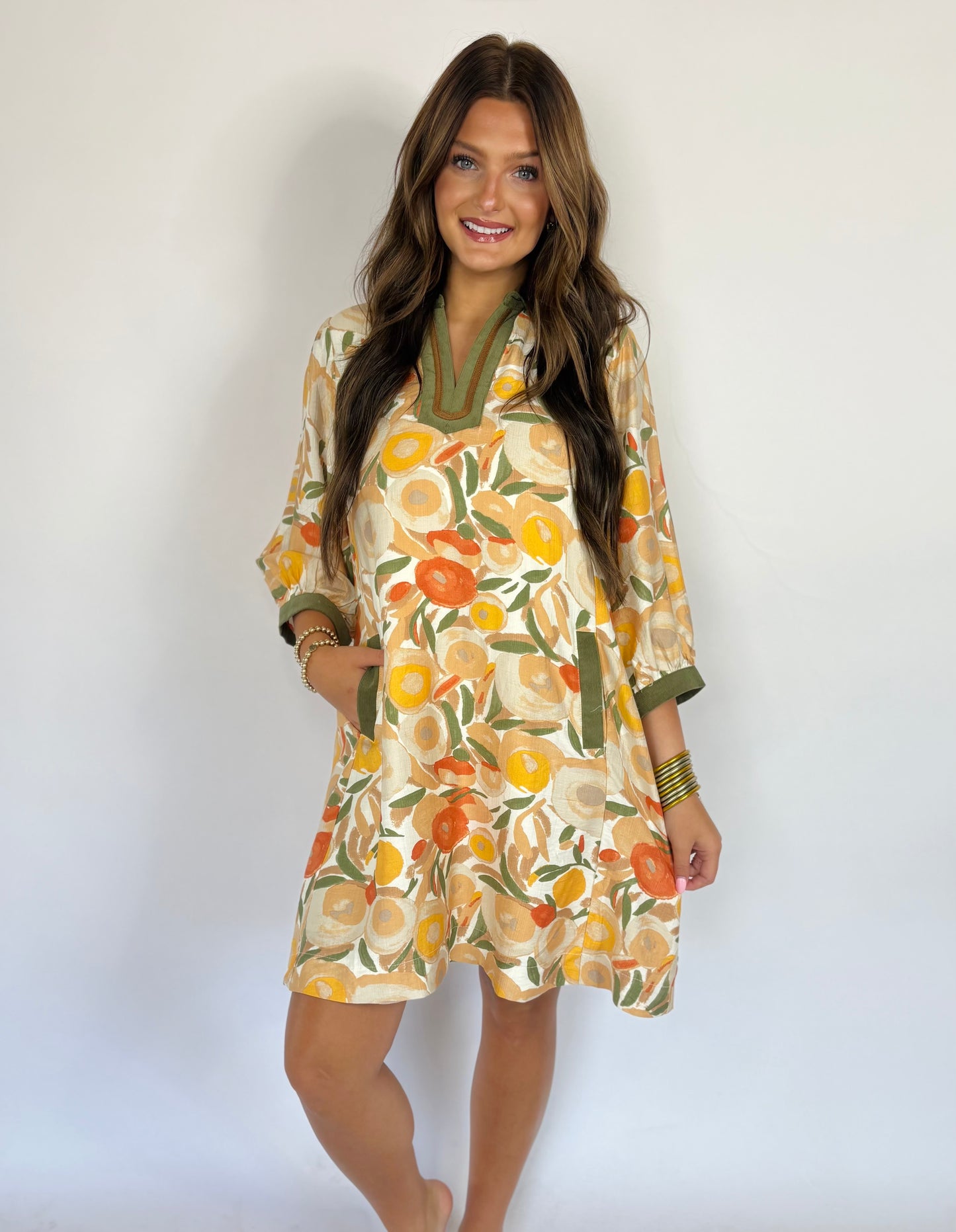 Olive Mix Dress