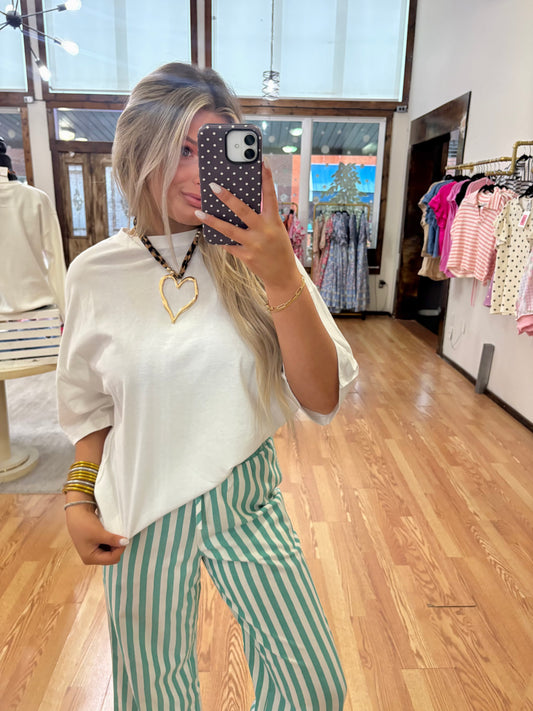 Vertical Stripe Pant