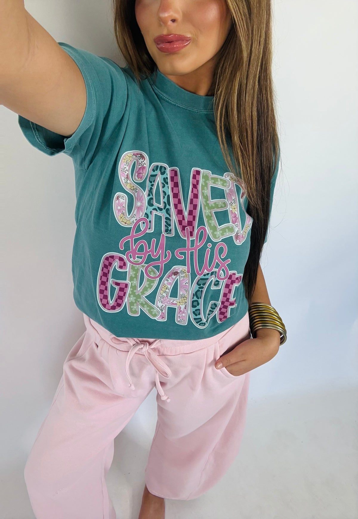 Saved By His Grace T-shirt