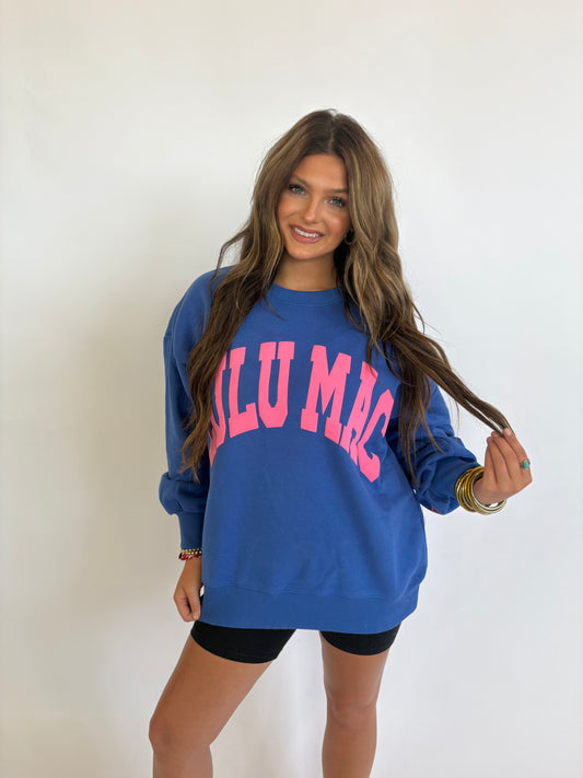 Blue Lulu Mac Sweatshirt