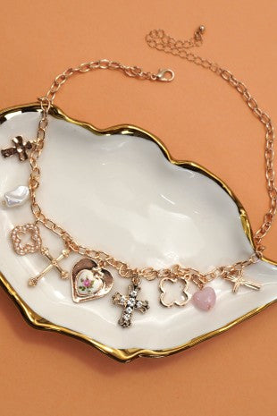 Porcelain Charm Necklace
