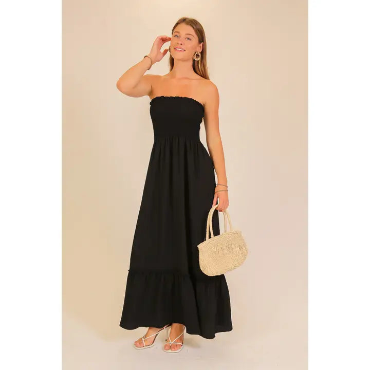 Strapless BoHo Maxi