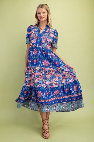Cobalt Blue Long Dress