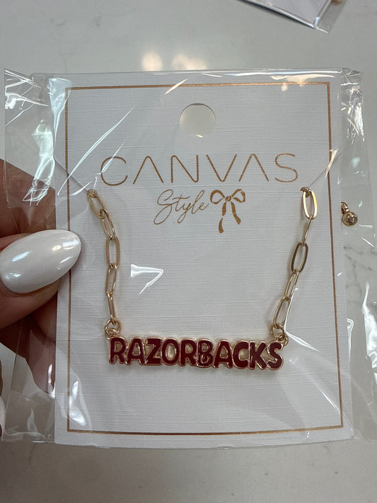RAZORBACKS Necklace