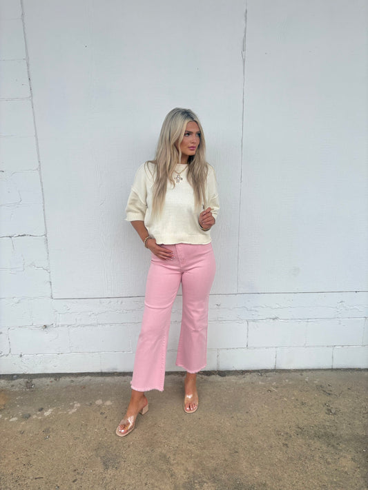 Zenana Pant-Pink