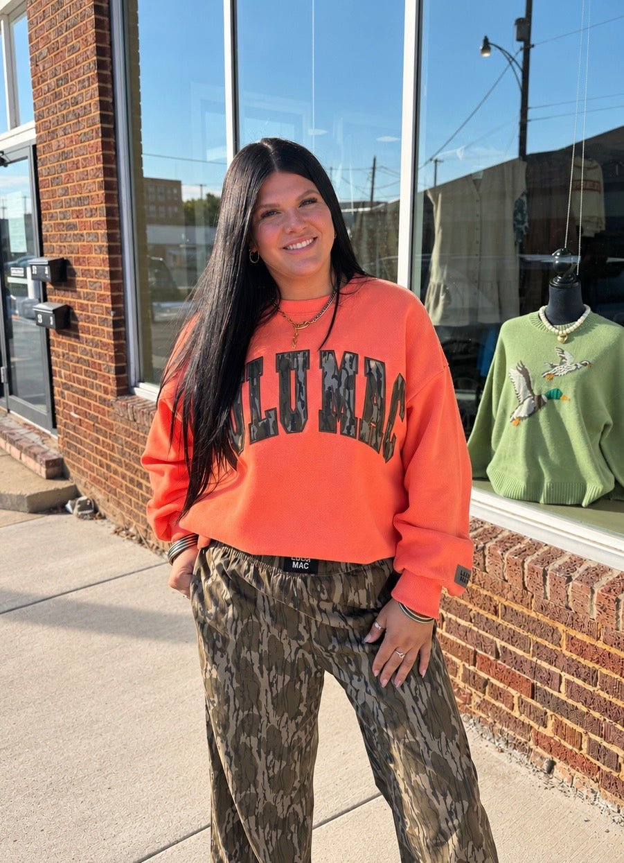 Lulu Mac Orange With Camo