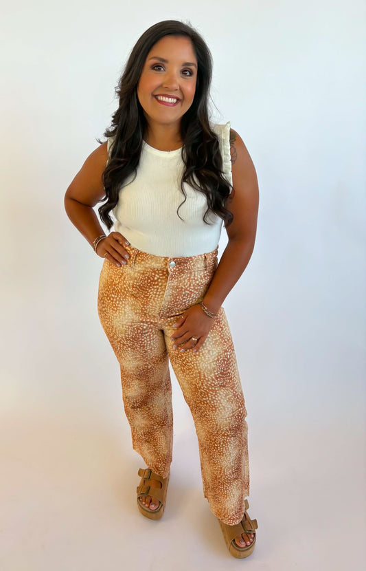 Fawn Denim Pant