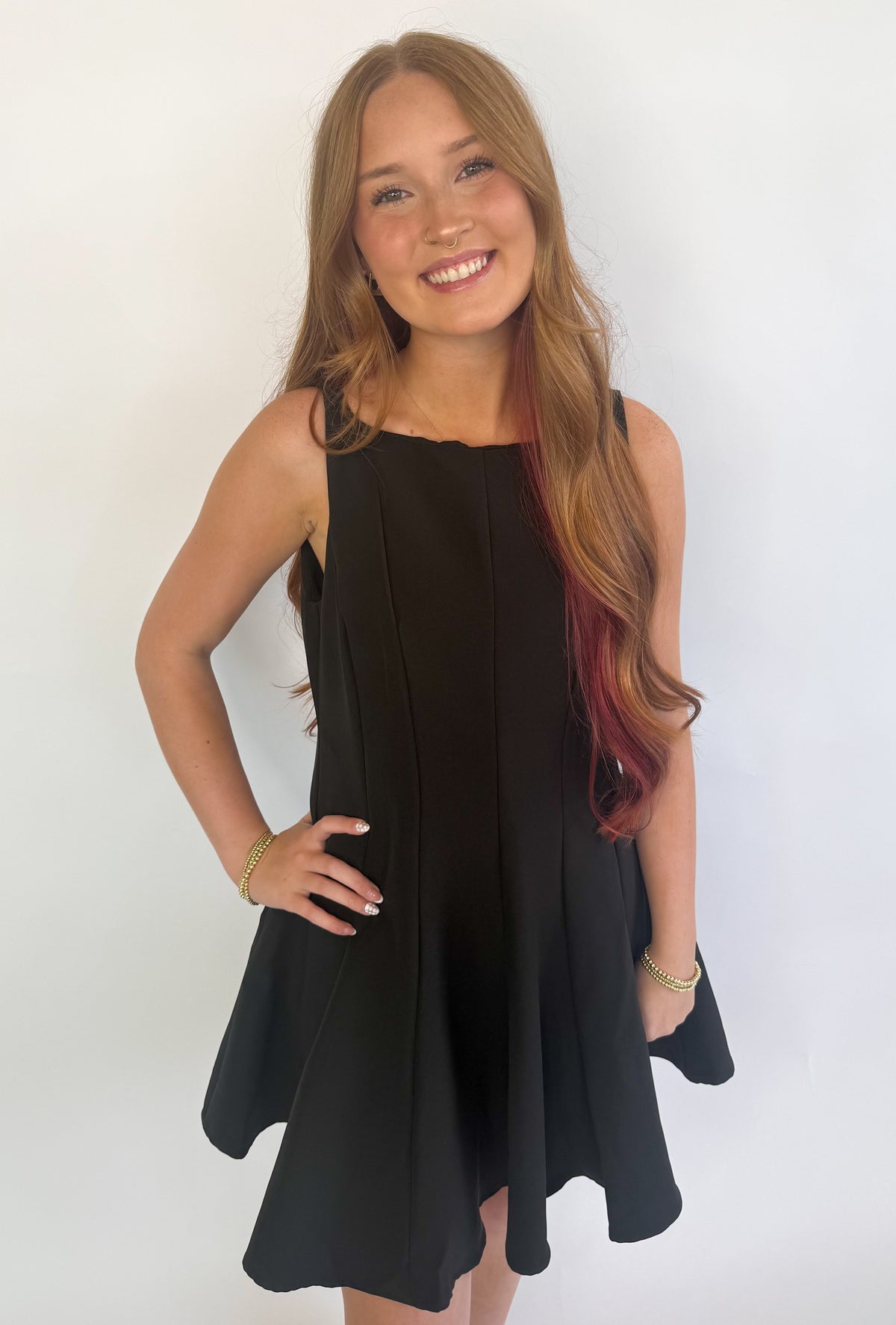 Fit N’ Flare Black Dress
