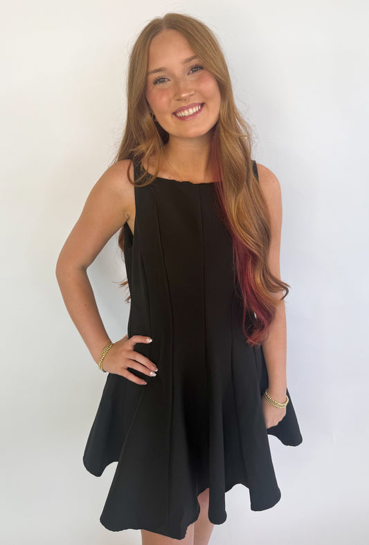Fit N’ Flare Black Dress