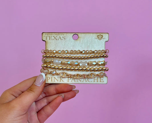 Gold Bracelet Stack