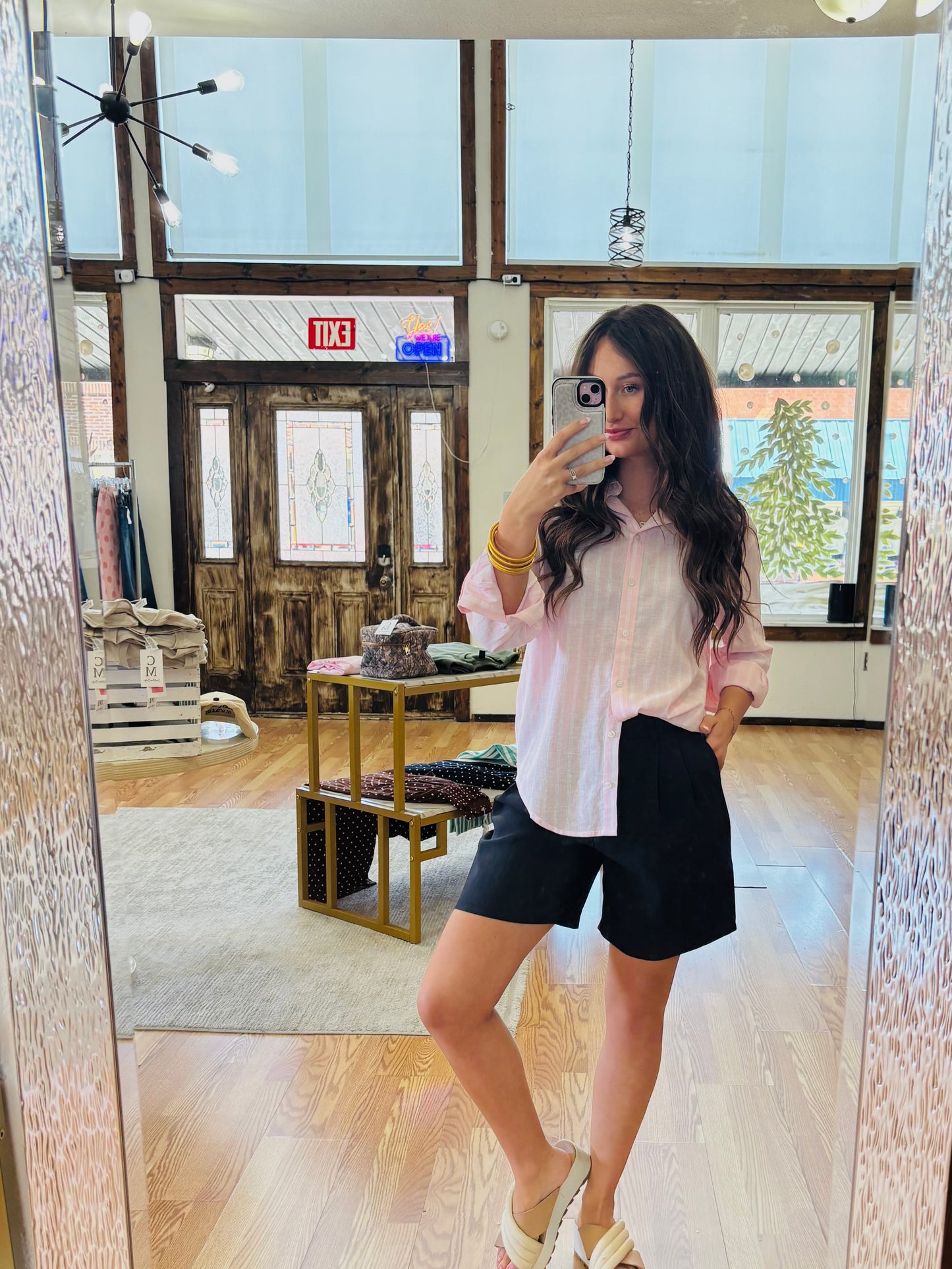 Tailored Pleated Shorts