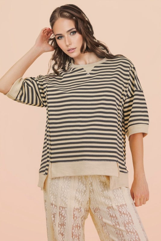 Very J Oversized Knit Top