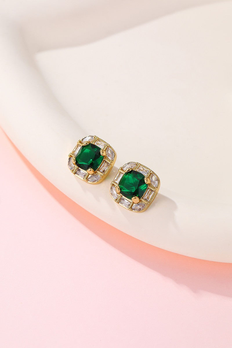 Jewel Stud - Emerald