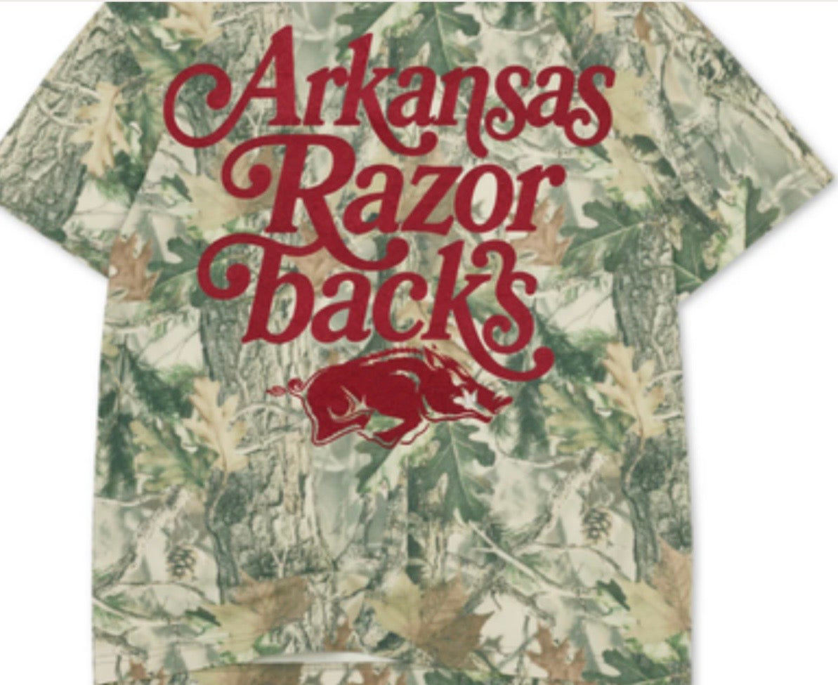 Camo Razorback Tee