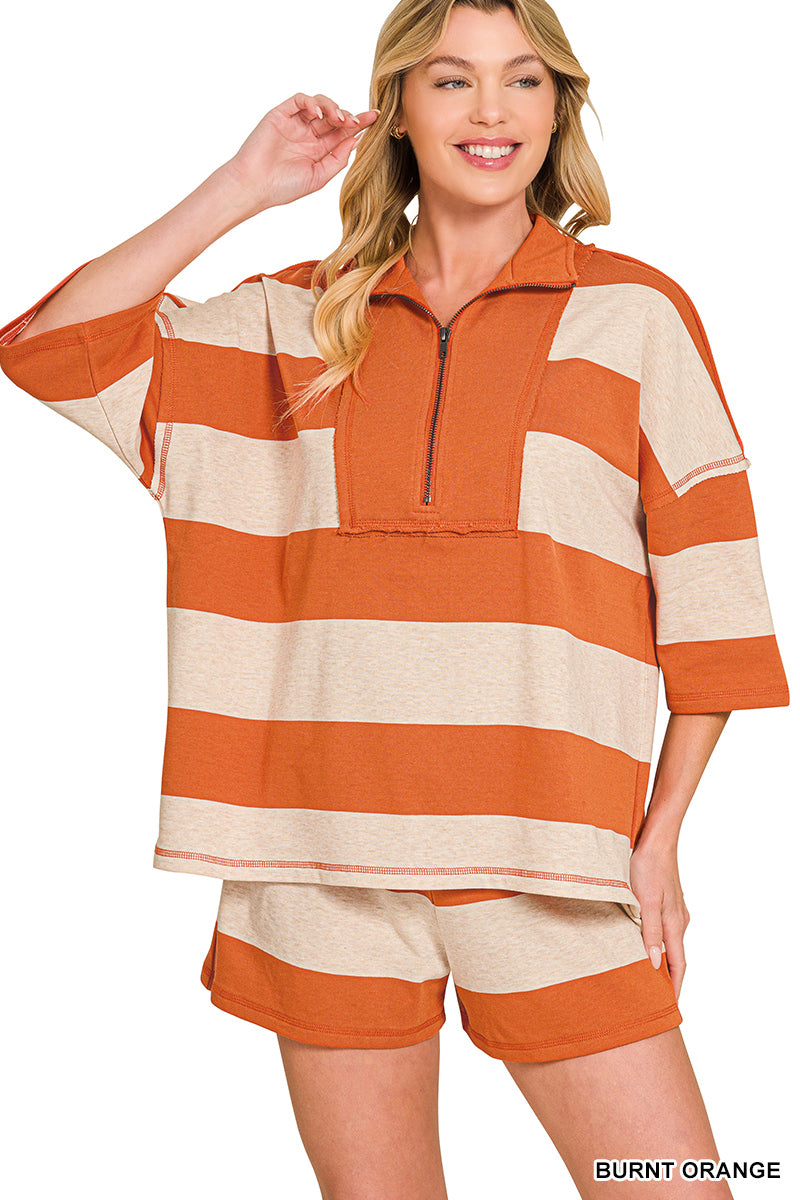 French Terry Set-Orange