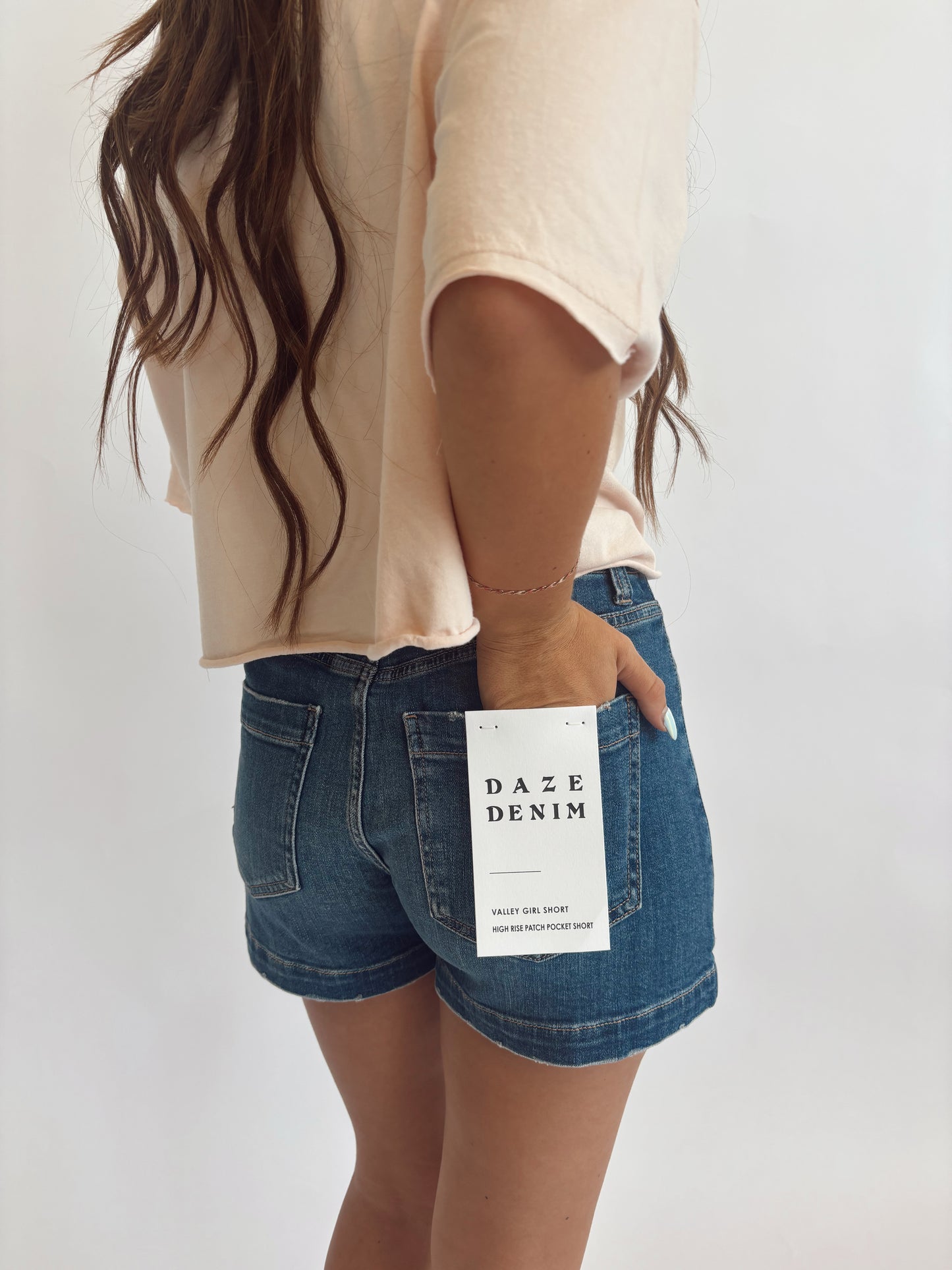Daze Denim - Valley Girl Shorts (Dark)