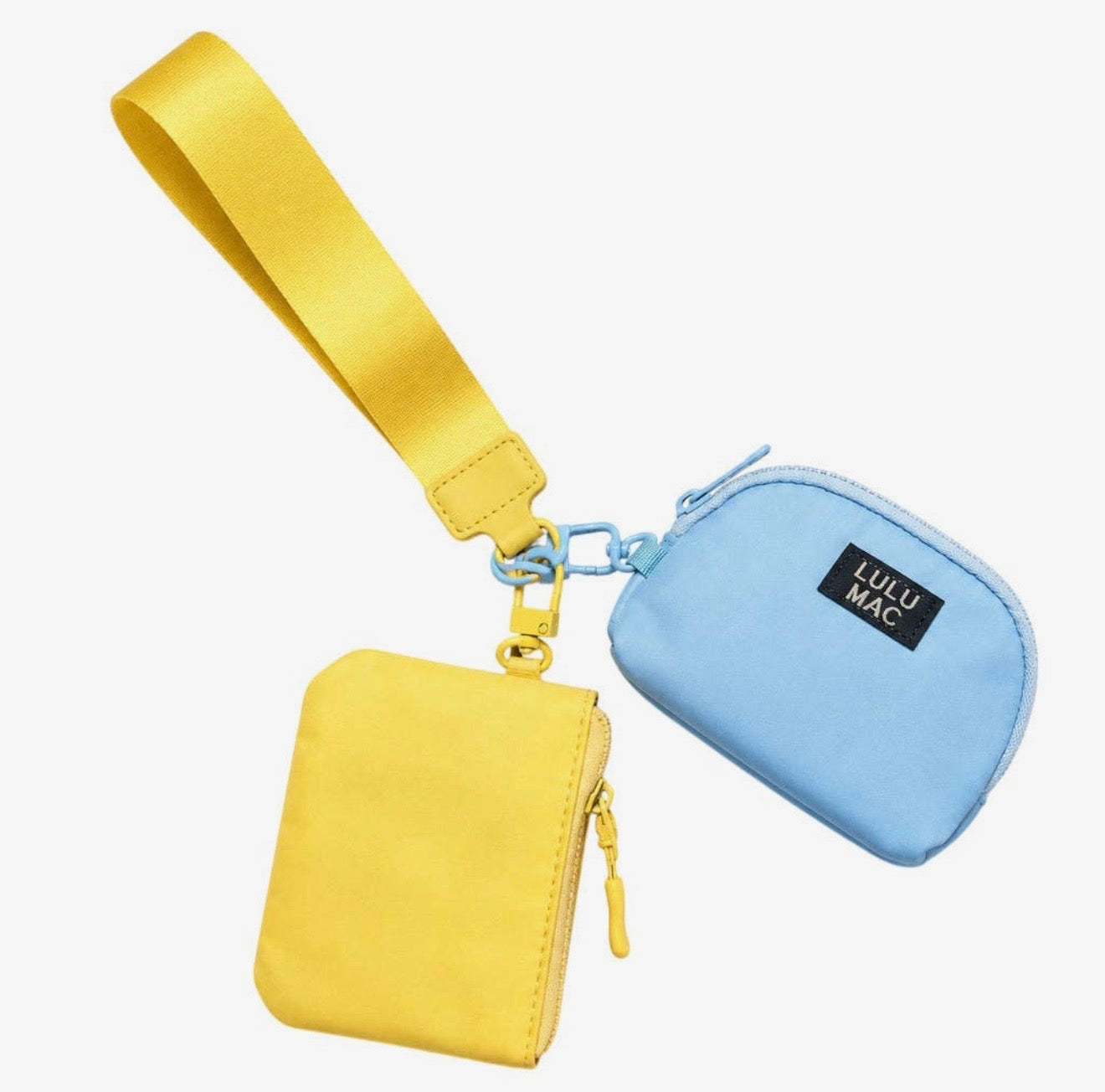 Lulu Mac Wristlet-Butter/Blue