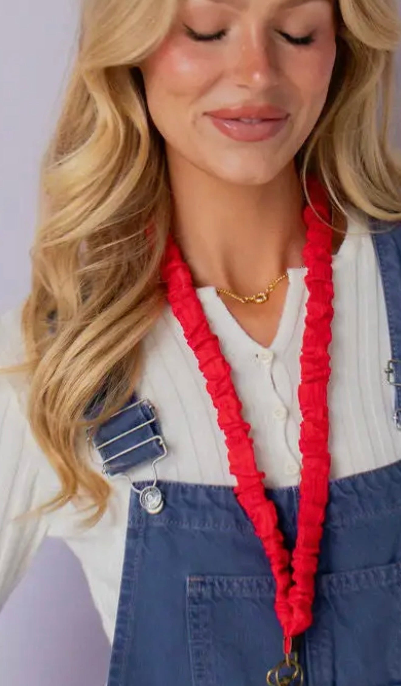 Red Poppy Lanyard