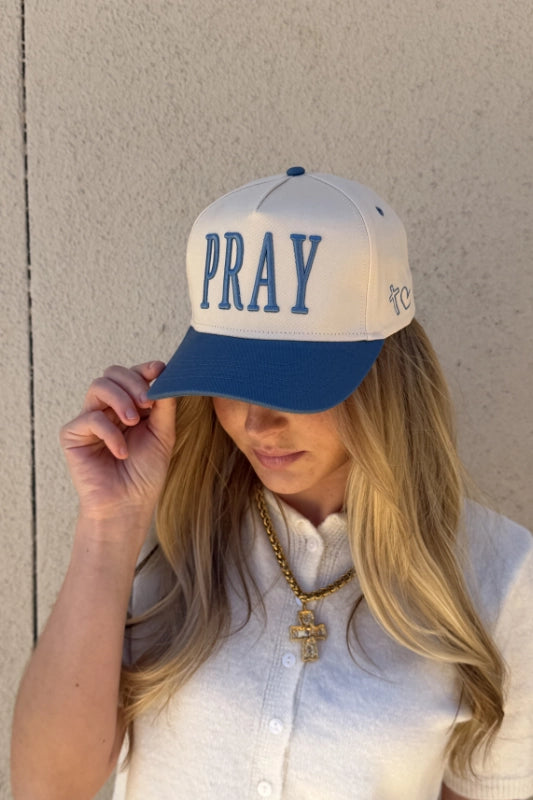 Pray (Blue) Hat