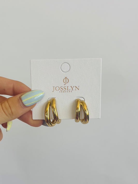 Double Hoop-Gold