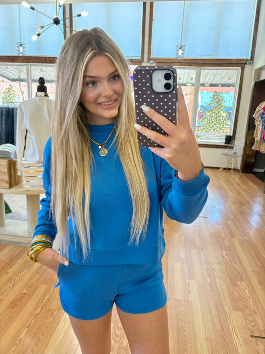 Long Sleeve/Shorts Set