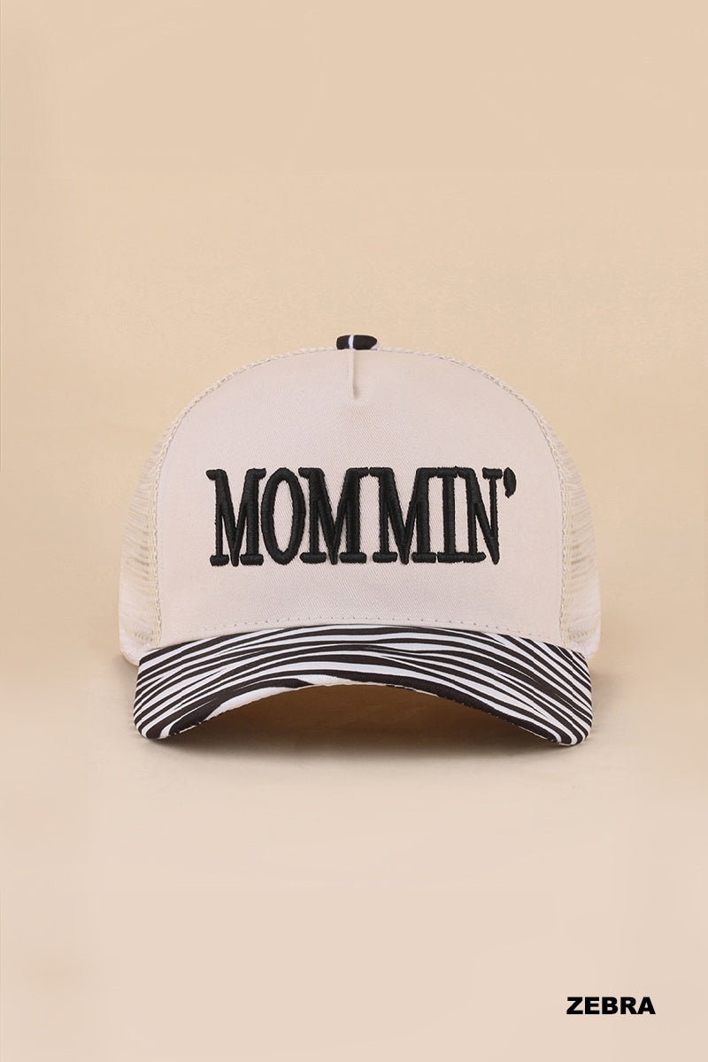 Zebra Mommin’ Hat