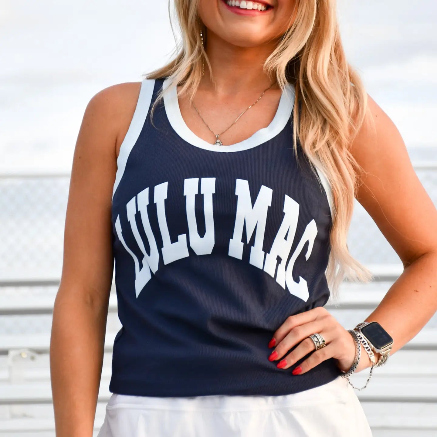 Navy/Blue Lulu Mac Tank