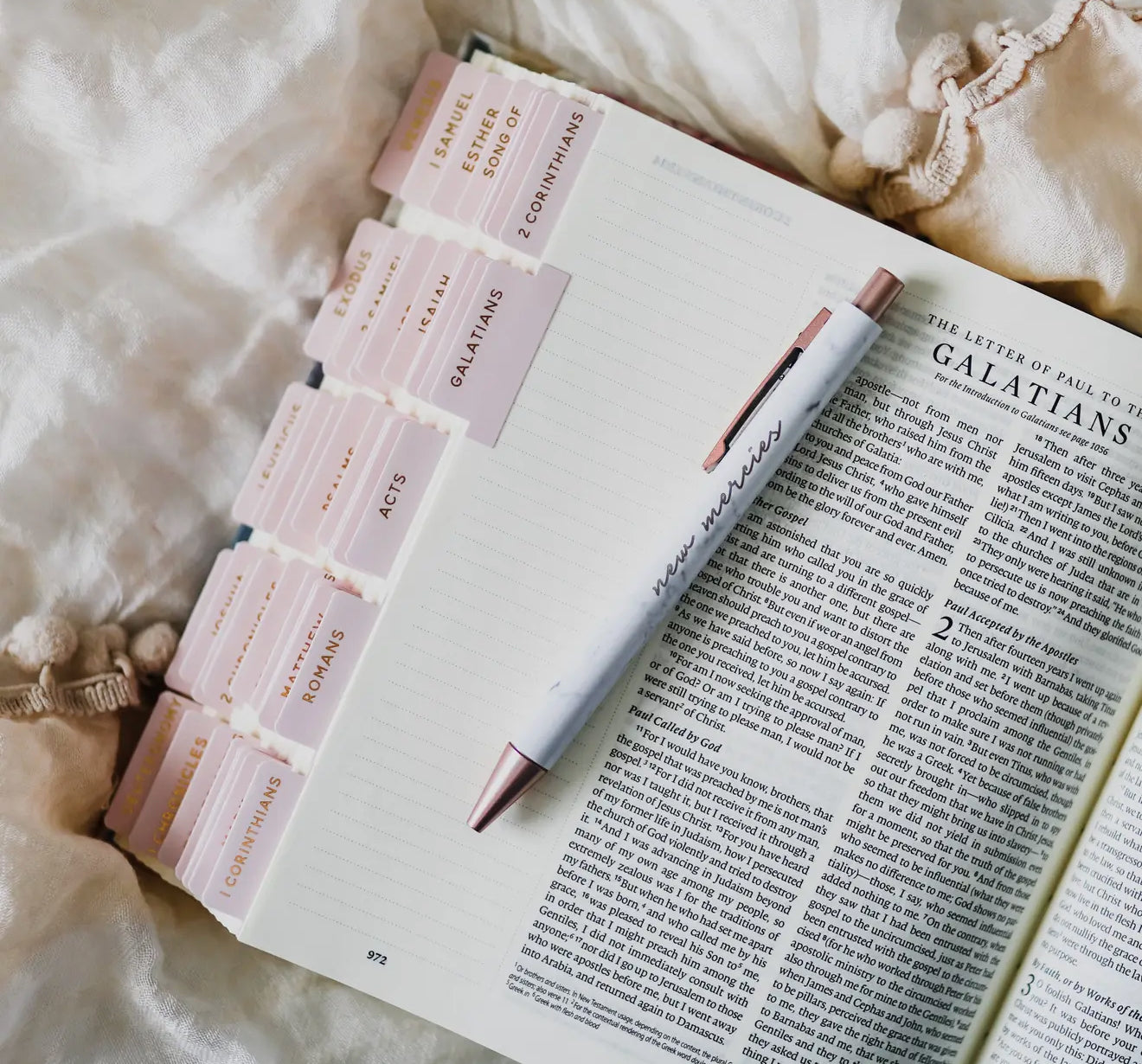 Blush Bible Tabs