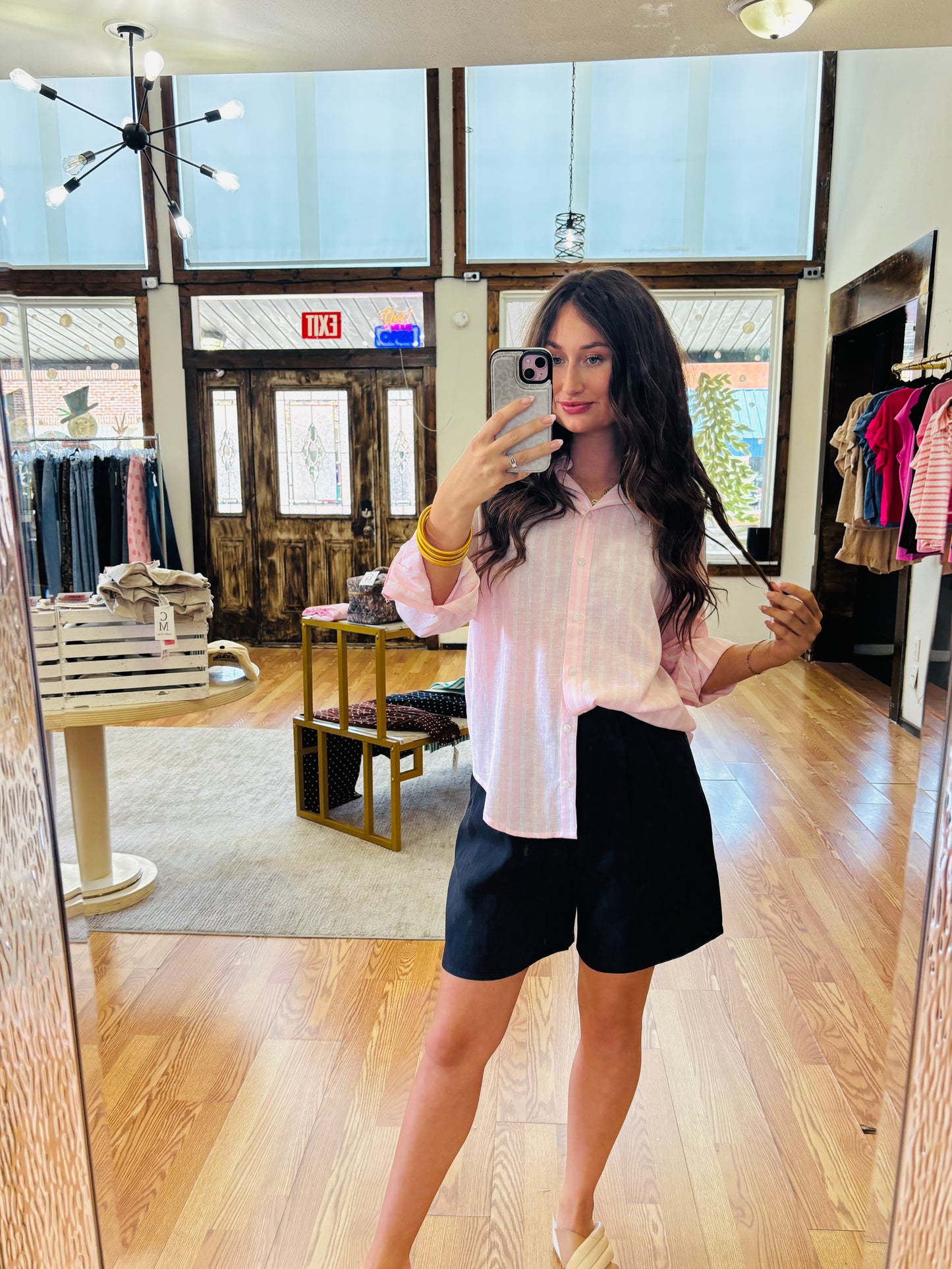 Tailored Pleated Shorts