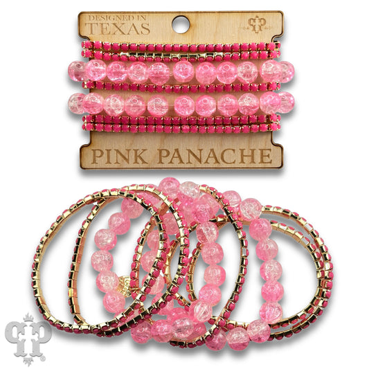 Mixed Rhinestones (Fuchsia)