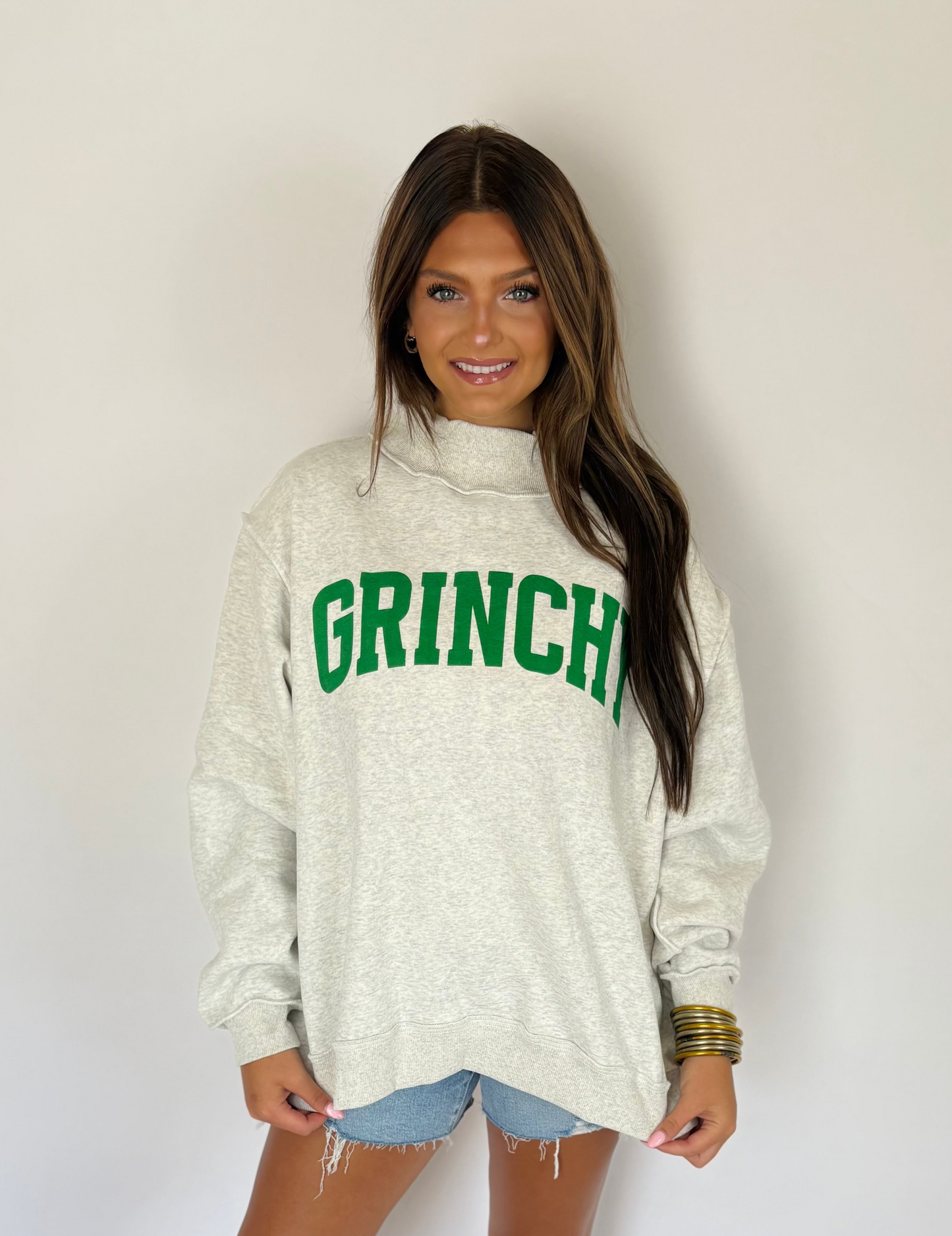 Grinch Reversible Mockneck
