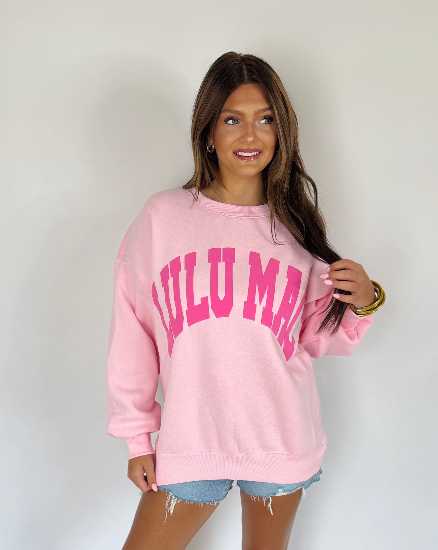Pink/Pink LuluMac Sweatshirt