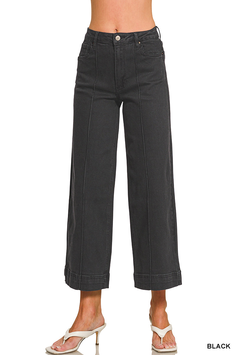 Black Pleated Pants