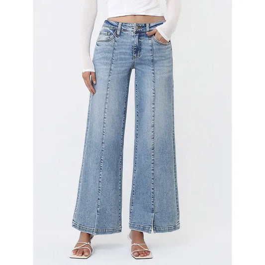 Vervet Mid Rise Wide Leg Jean